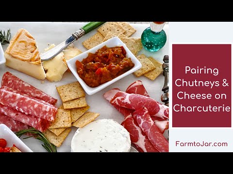Low carb cheese plates and charcuterie with chutney pairing