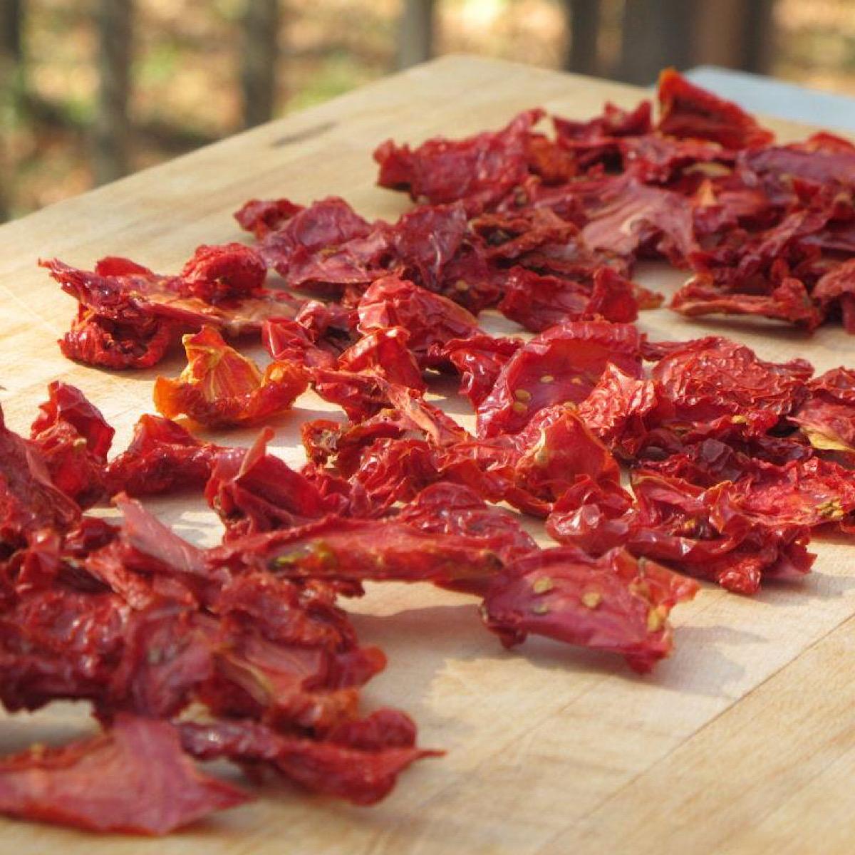 Homemade Sun Dried Tomatoes; Oven or Dehydrator - Farm to Jar