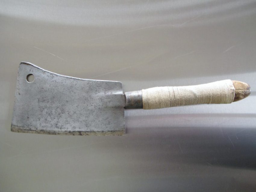 Heavy duty, old fashioned cleaver