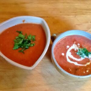 Two tomato soups made differently