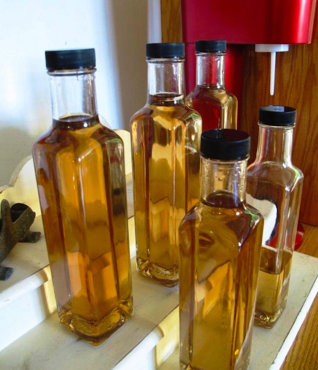 Homemade Cinnamon Vanilla Star Anise simple syrup for sweetening tea, coffee, sparkling waters or cocktails.