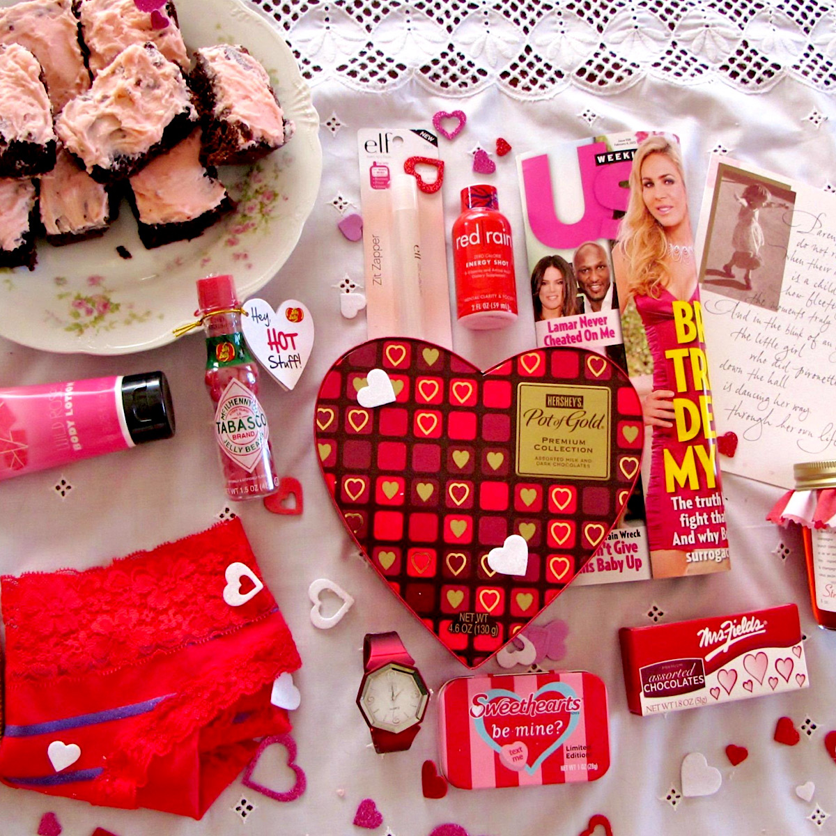 Valentines Day Gift Basket, Valentines Day Care Package, Valentine