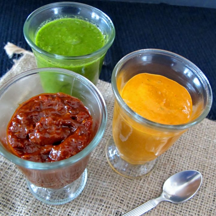 Harissa, Romesco or Chimichurri  Sauces for Low Carb Dishes