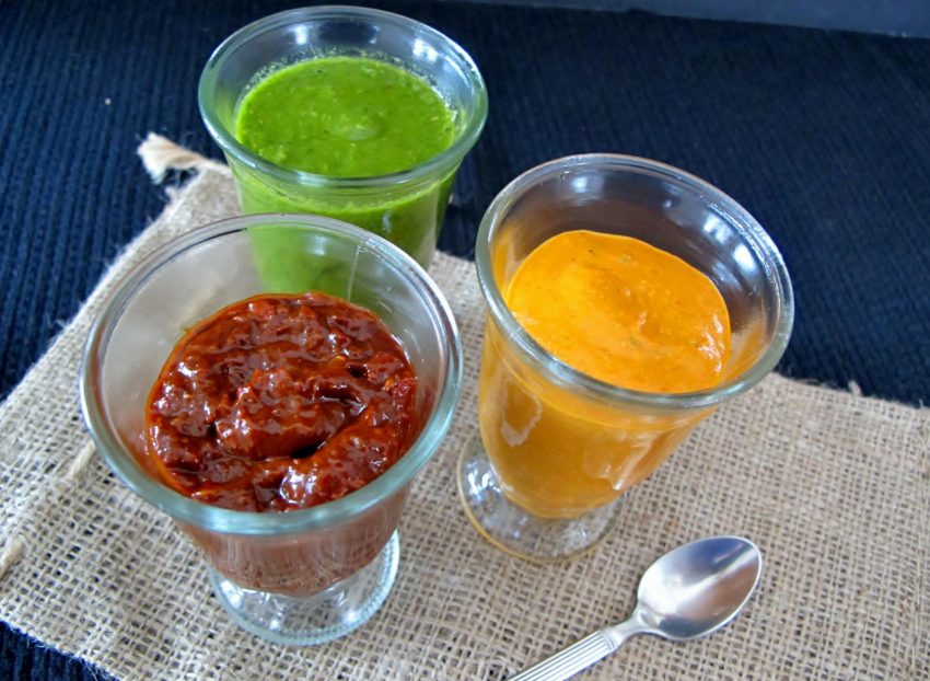 Sauces for meat, eggs & vegetables
