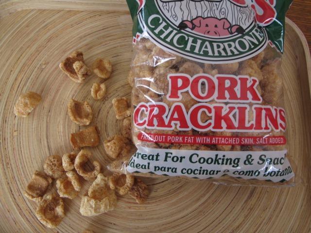Slow Carb Snack Option of Pork Cracklins (chicharonnes)
