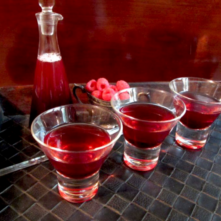 Raspberry Martini: A Raspberry Shrub Syrup Recipe