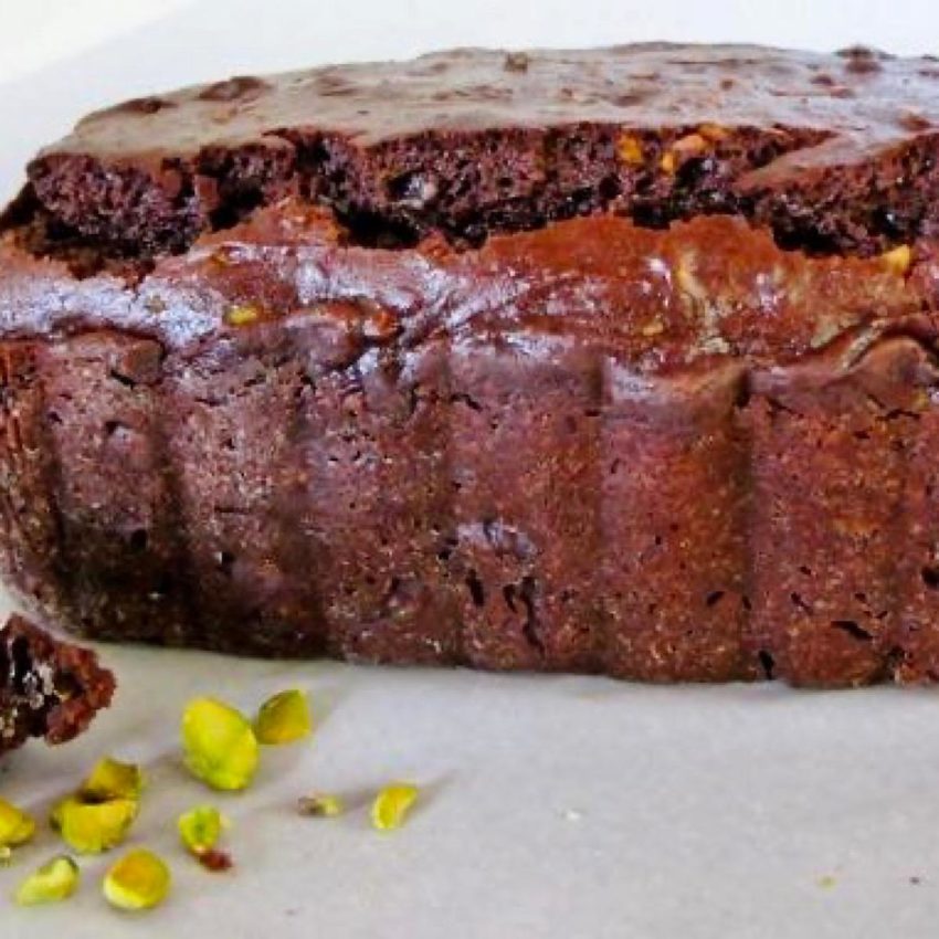 Loaf of Chocolate Espresso bread made for care packages