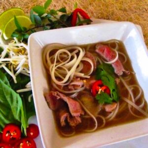 Low carb Vietnamese Beef Pho made in slow cooker