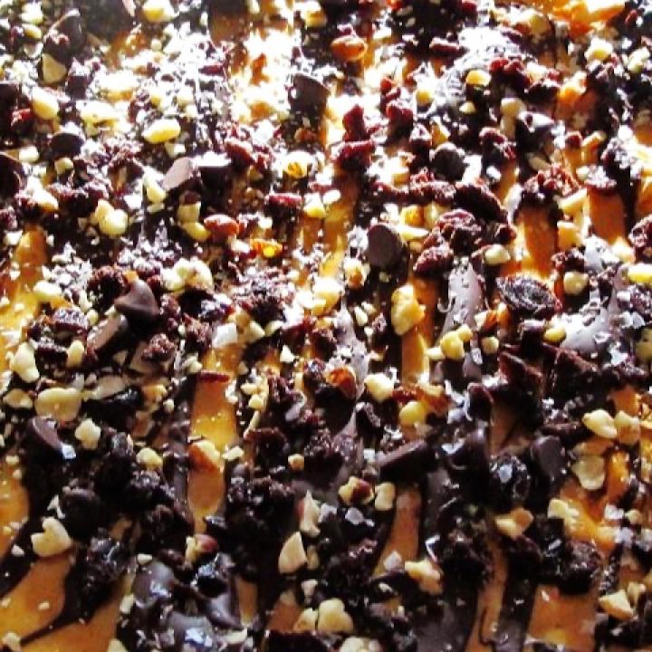 Ritz Cracker Chocolate Cherry Bark for Holiday Care Packages