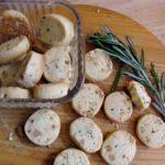 Sabels (cookies) made with rosemary
