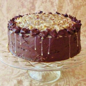 Classic German Chocolate Cake via David Lebovitz