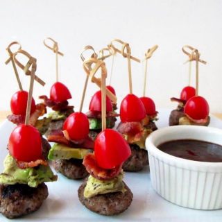 Slider Appetizers for slow carb diet