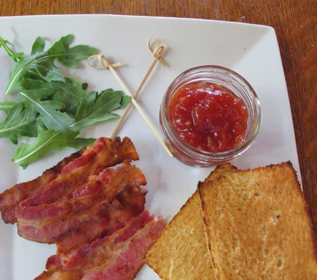 Tomato Jam BLT - Deconstructed