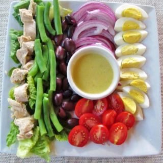 Low carb French nicoise salad