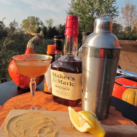 Pumpkin Bourbon Martini to Celebrate Fall
