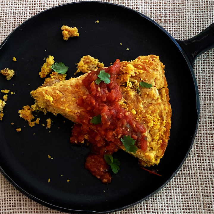 Tamale Harissa Pie (with Low Carb Version)
