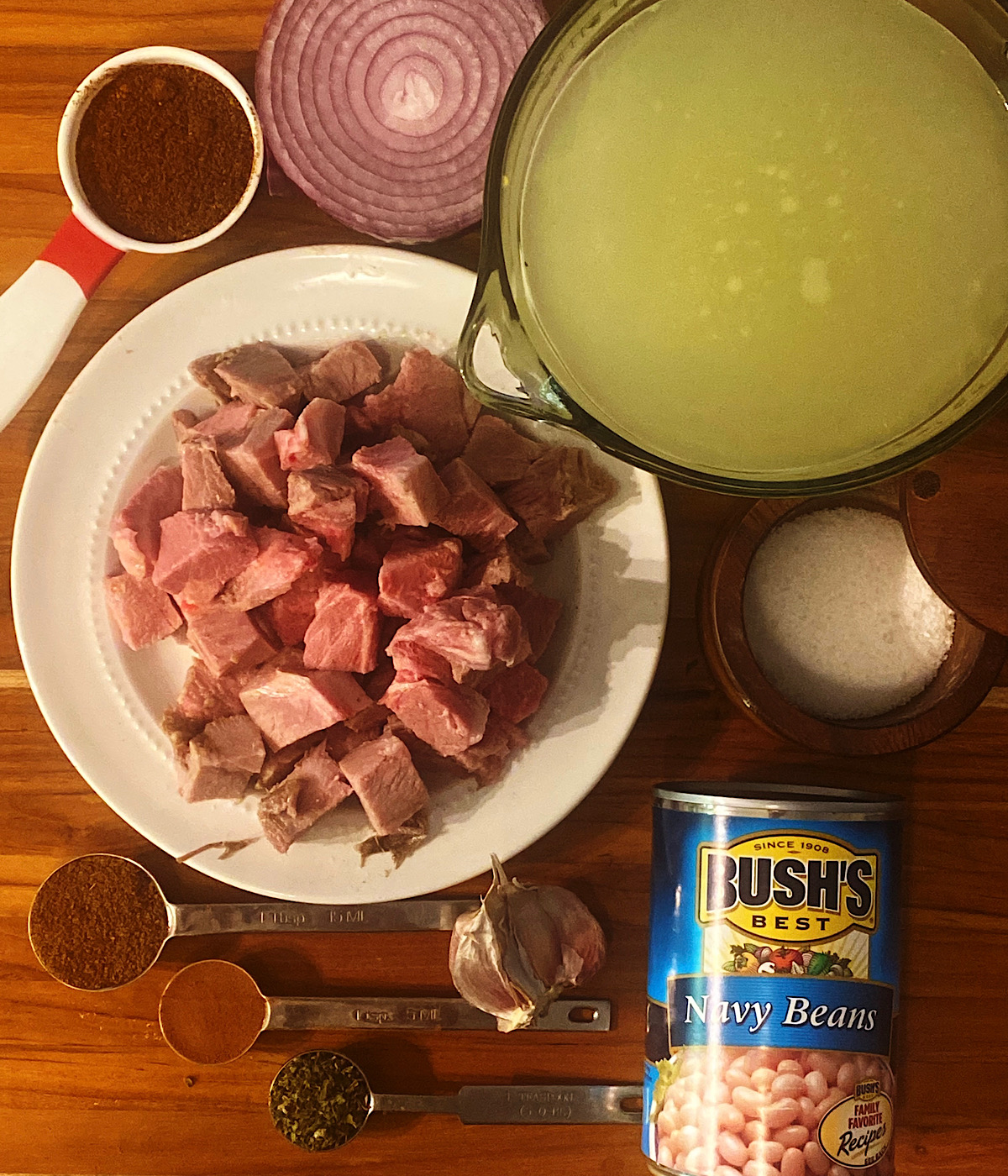 Ingredients for Slow Carb Posole