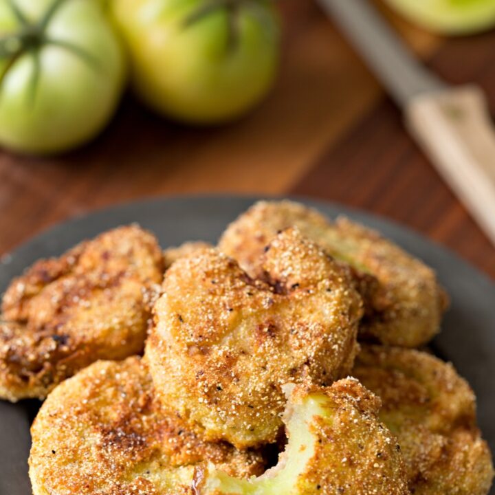 Low Carb Fried Green Tomatoes