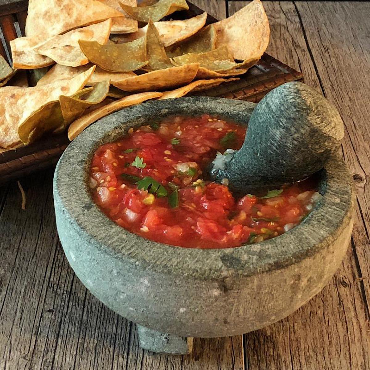 Low carb fresh Mexican salsa 