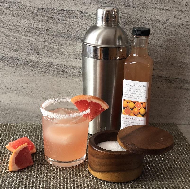 Salty Dog with Grapefruit Cardamom Syrup