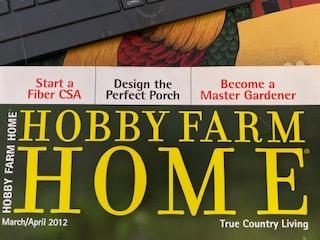 Cover for the Hobby Farm Home magazine