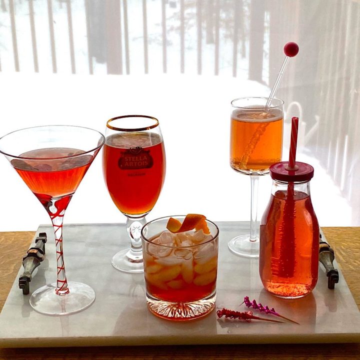 Cocktails & Mocktails for Valentines Day at Home