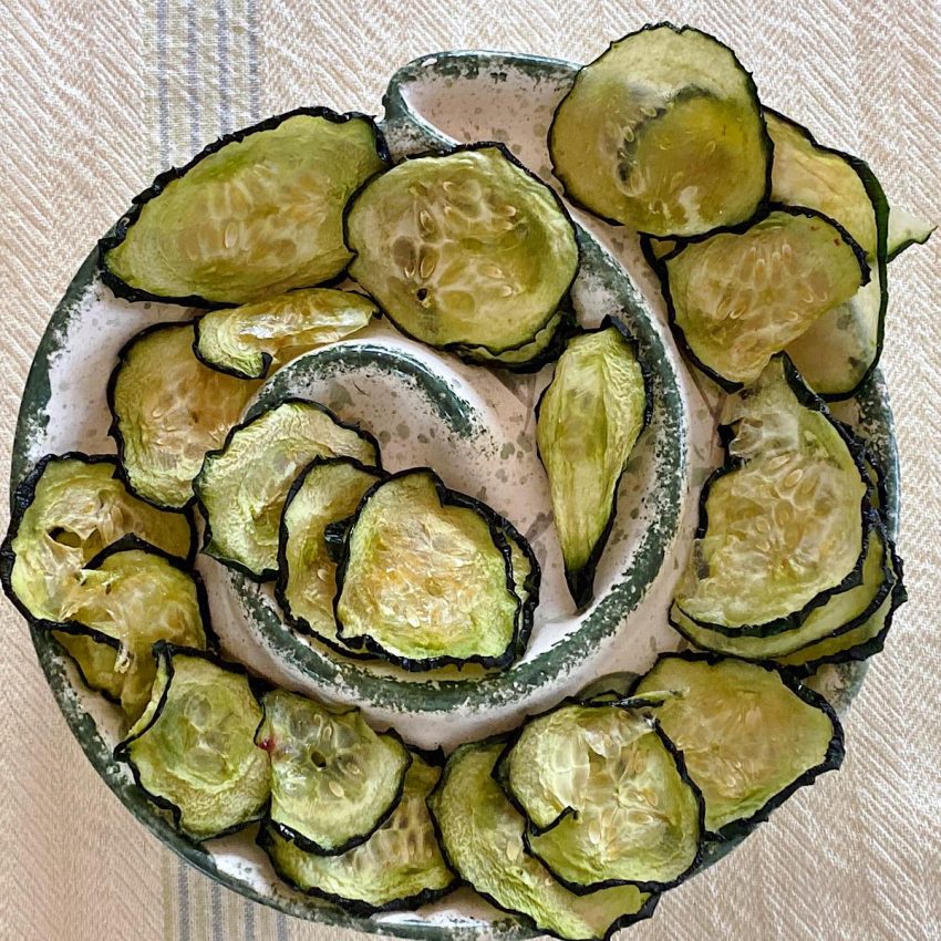 Salt And Vinegar Cucumber Chips 2 Methods Farm To Jar Food