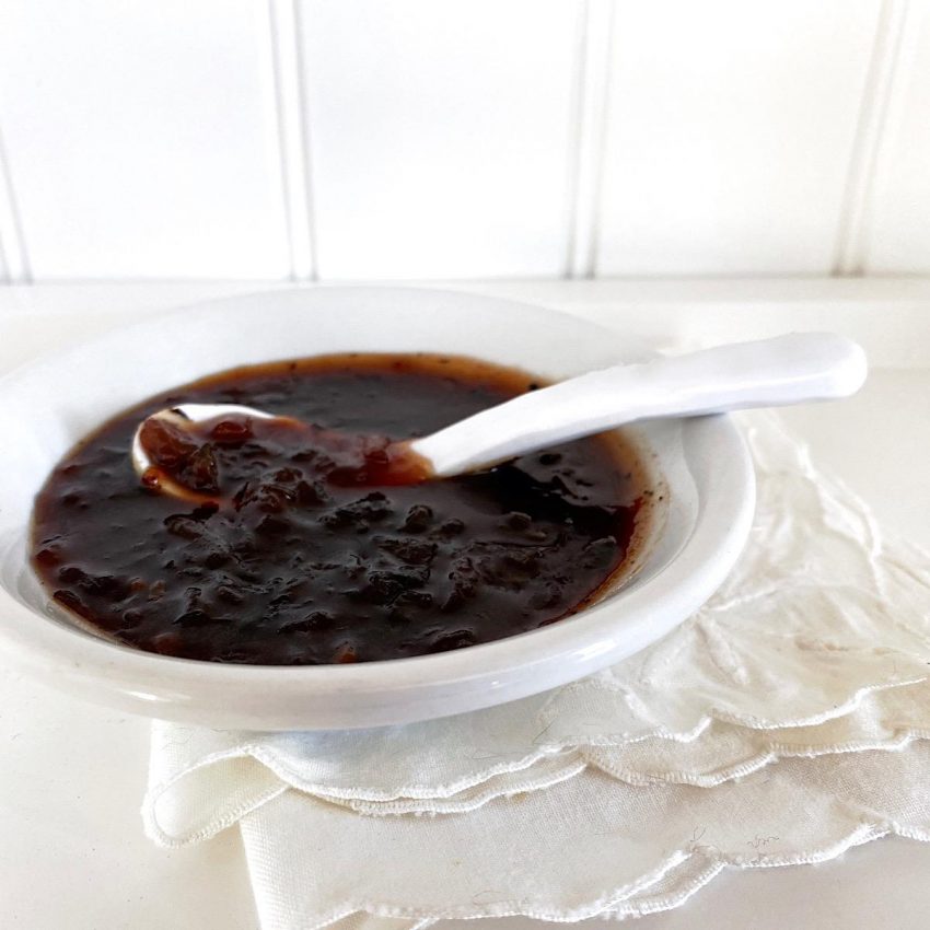 Side dish of Cumberland sauce