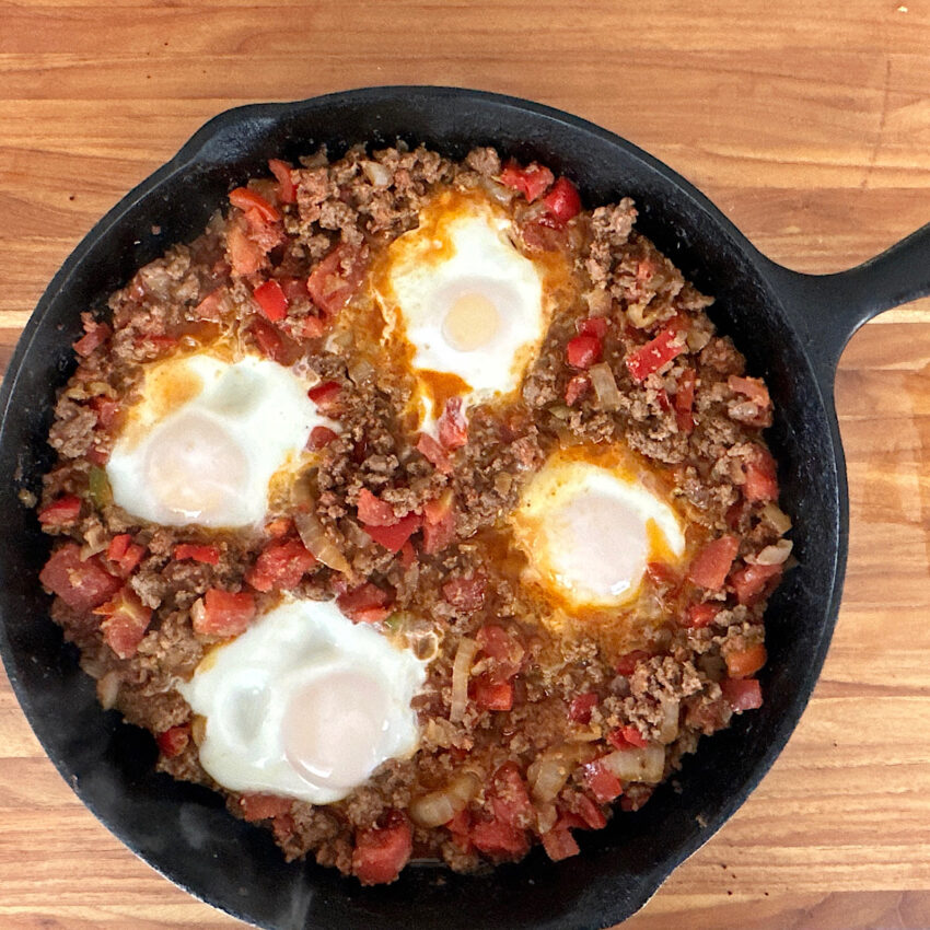 Mexican Chorizo Breakfast Skillet  Low Carb, Keto - Domestically