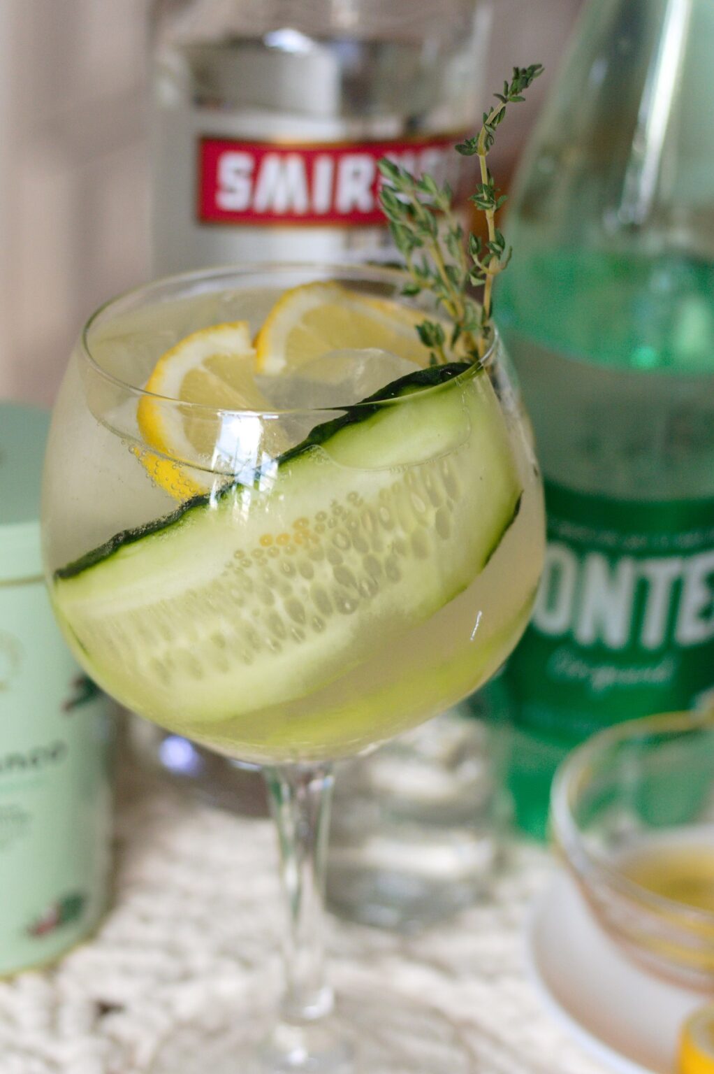 White Tea Cocktail With Cucumber & Sparkling Water Farm to Jar Food