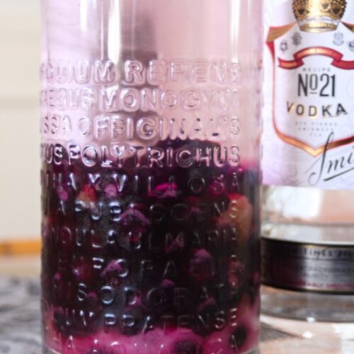 Blueberry Infused Vodka (+Cocktail Recipe) Farm to Jar