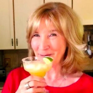 Profile pic of Dorothy with margarita.