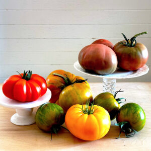 Mid-season heirloom tomatoes